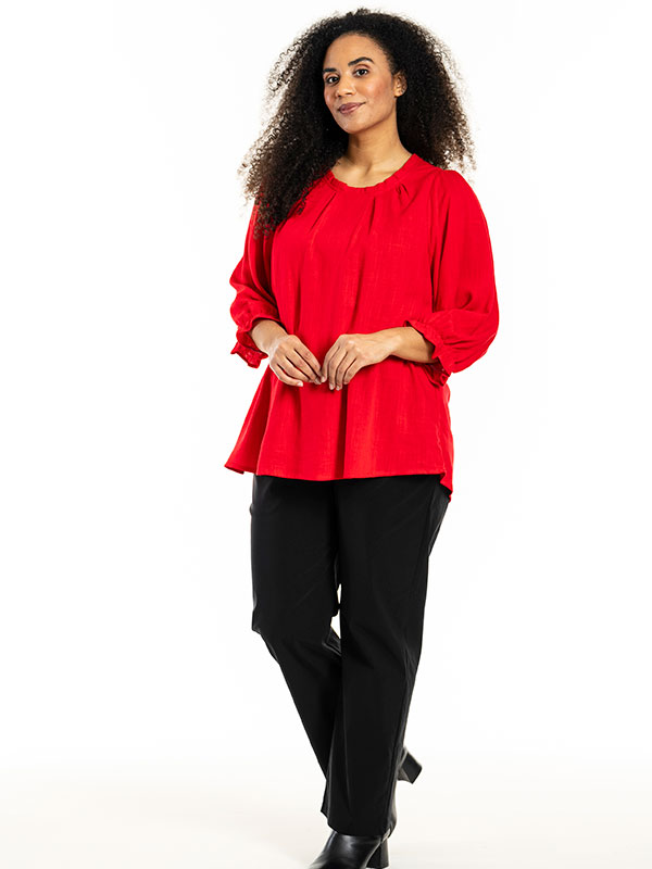 HELMA - Plus Size Bluse fra Studio