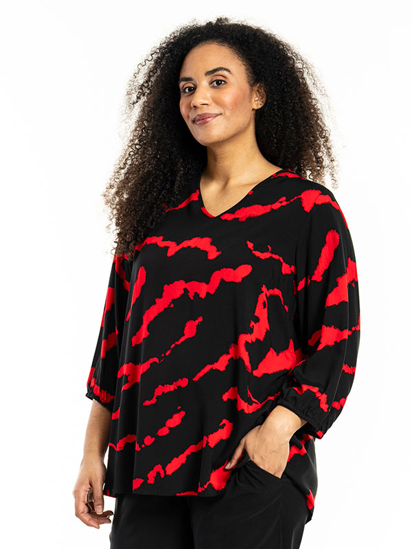 EMMY - Plus Size Bluse fra Studio