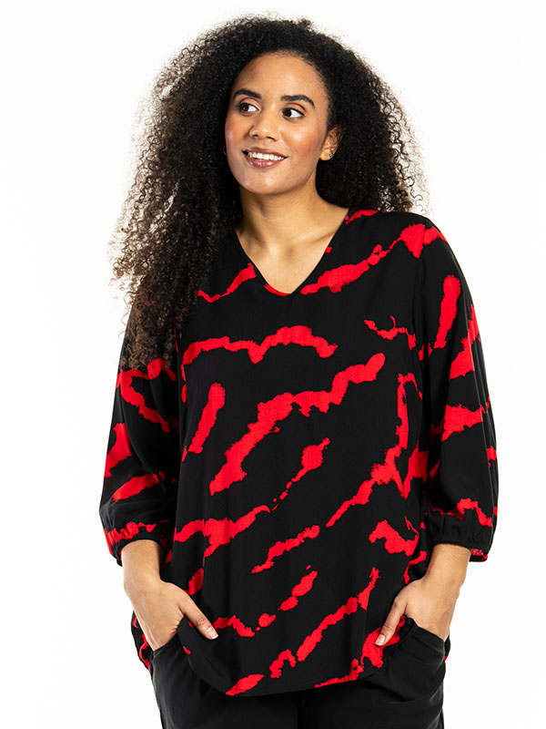 EMMY - Plus Size Bluse fra Studio
