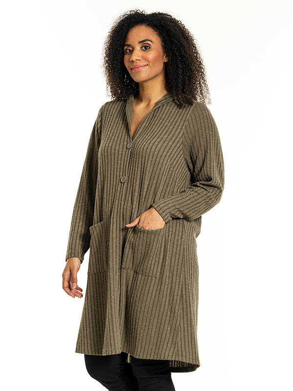 MARLENE - Plus Size Cardigan fra Studio