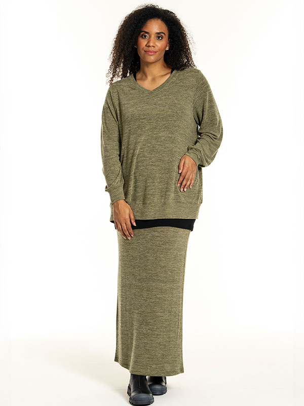 FANNI - Plus Size Skjørt fra Studio