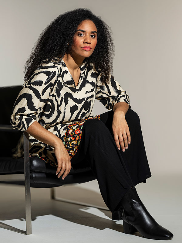 BIRGITTE - Plus Size Kjole fra Studio