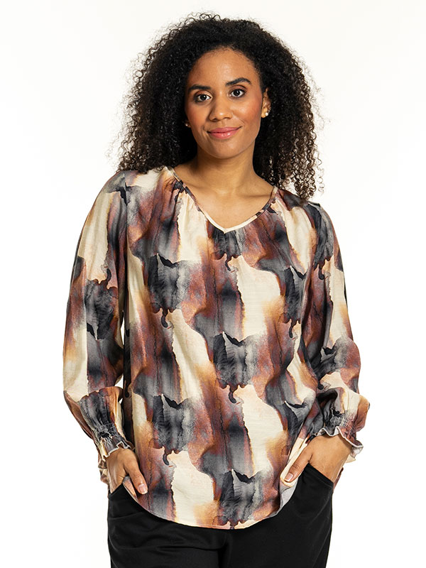 INGRED - Plus Size Bluse fra Studio