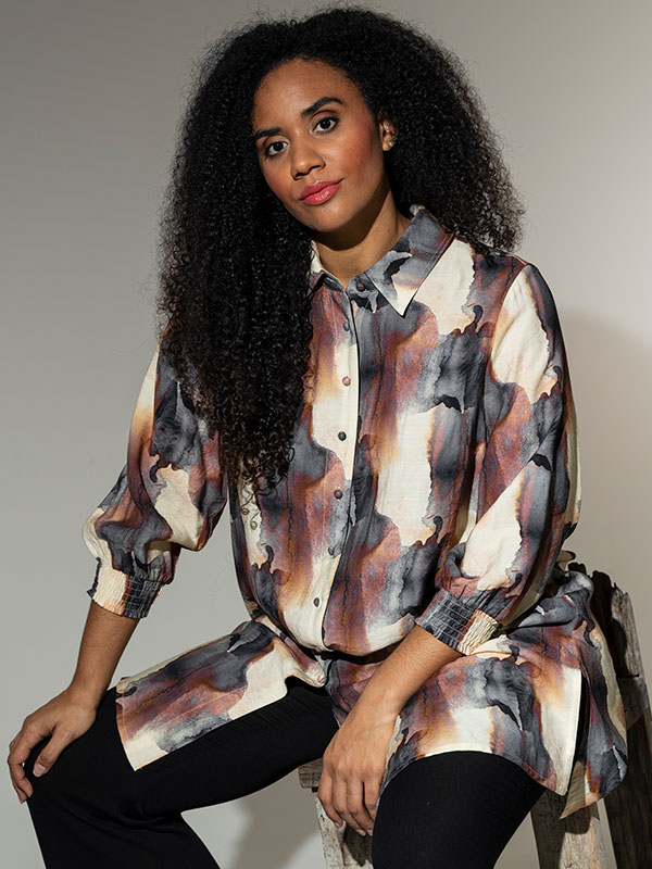 EMILIE - Plus Size Skjorte fra Studio