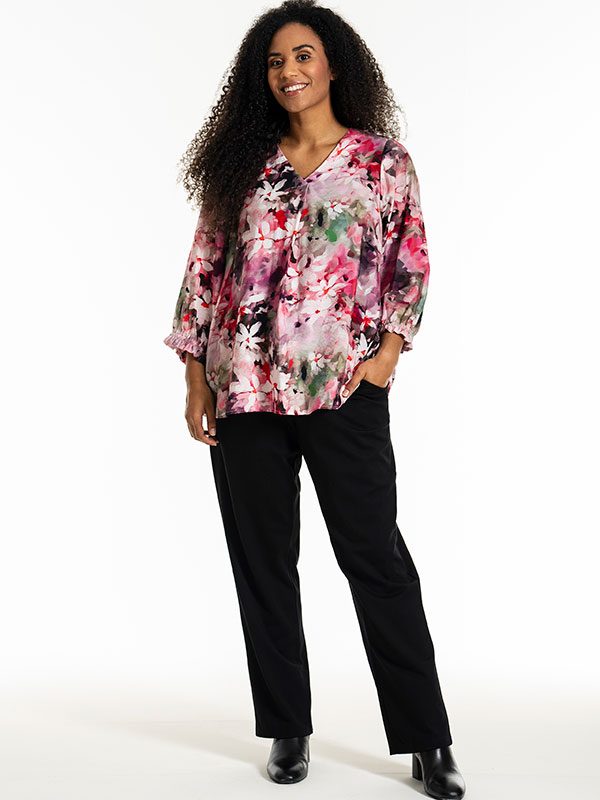 JUSTINA - Plus Size Bluse fra Studio