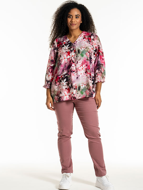 JUSTINA - Plus Size Bluse fra Studio