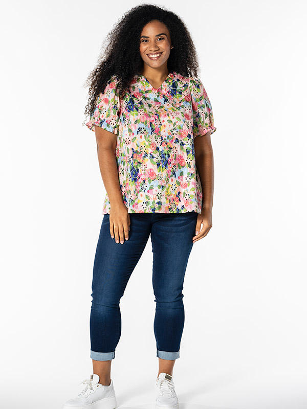KARLINE - Plus Size Bluse fra Studio