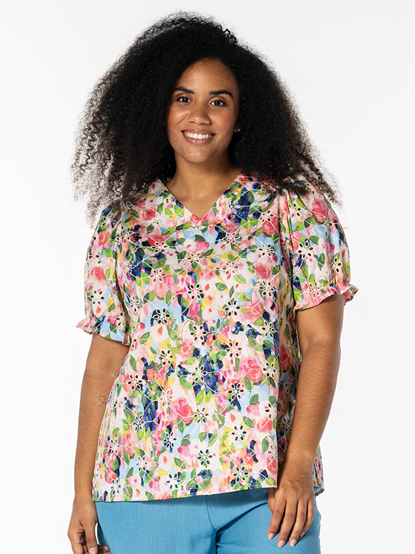 KARLINE - Plus Size Bluse fra Studio