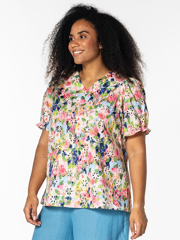 KARLINE - Plus Size Bluse fra Studio