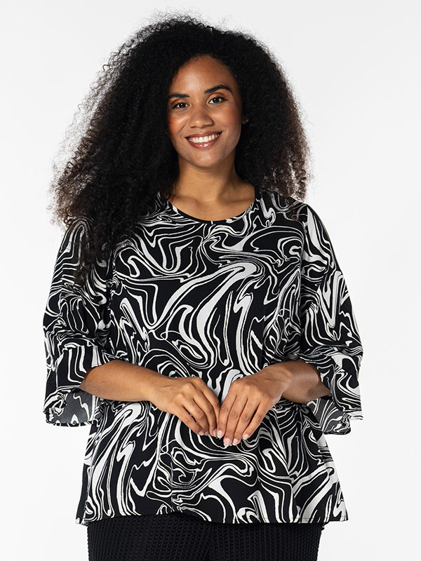 THERESA - Plus Size Bluse fra Studio