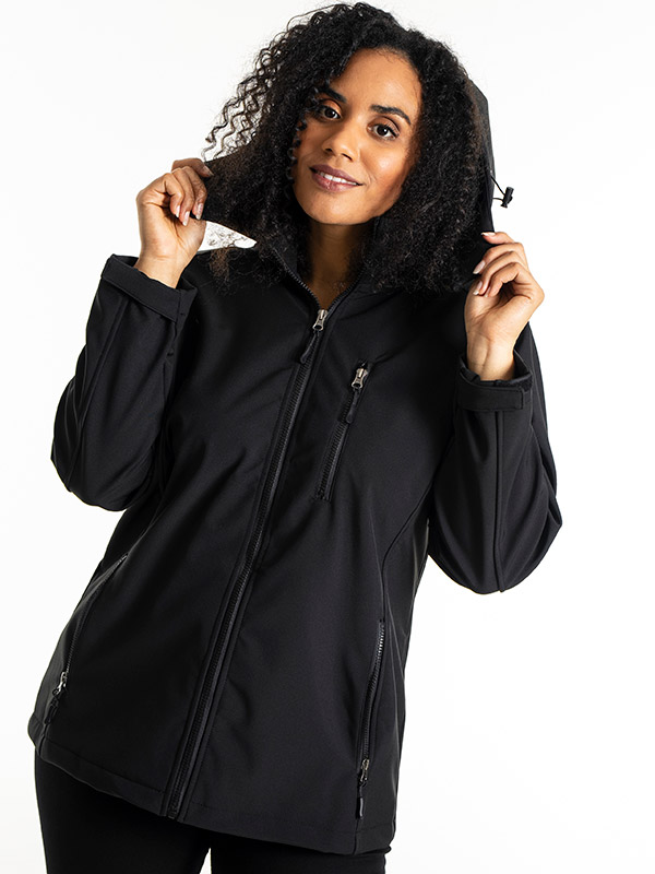 SHORT SOFT SHELL - Plus Size Jakke fra Studio