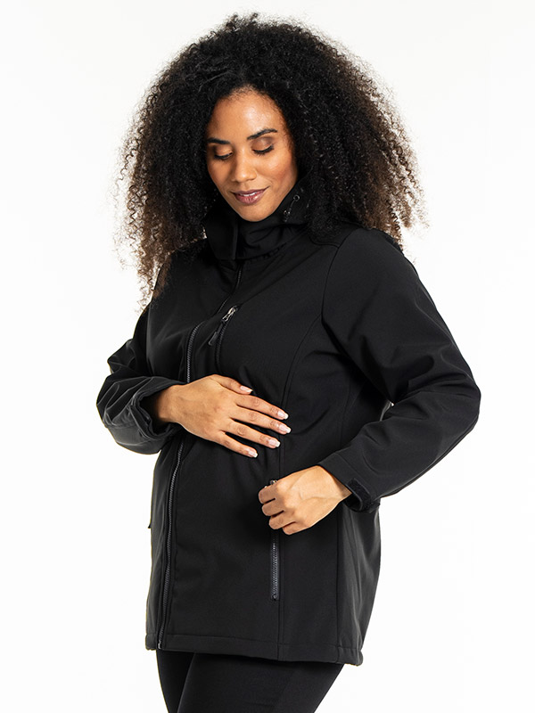 SHORT SOFT SHELL - Plus Size Jakke fra Studio