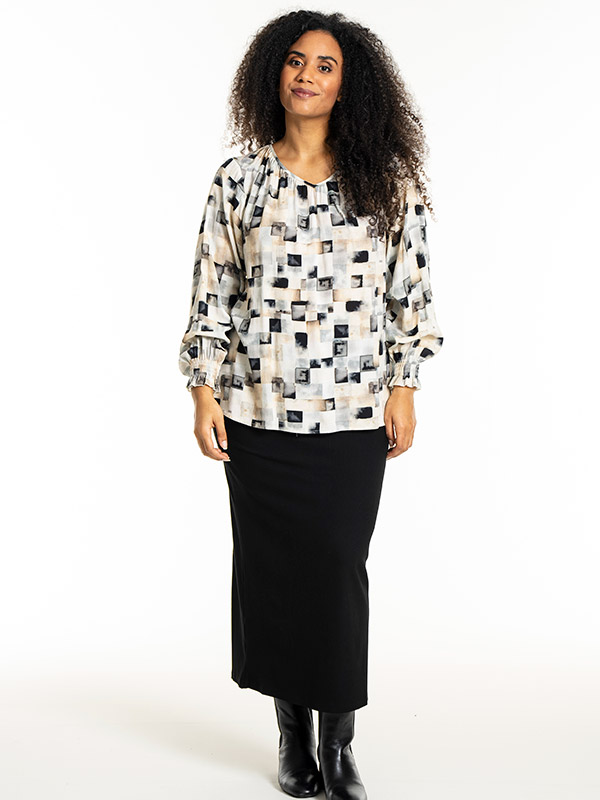 INGRED - Plus Size Bluse fra Studio
