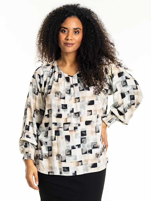 INGRED - Plus Size Bluse fra Studio