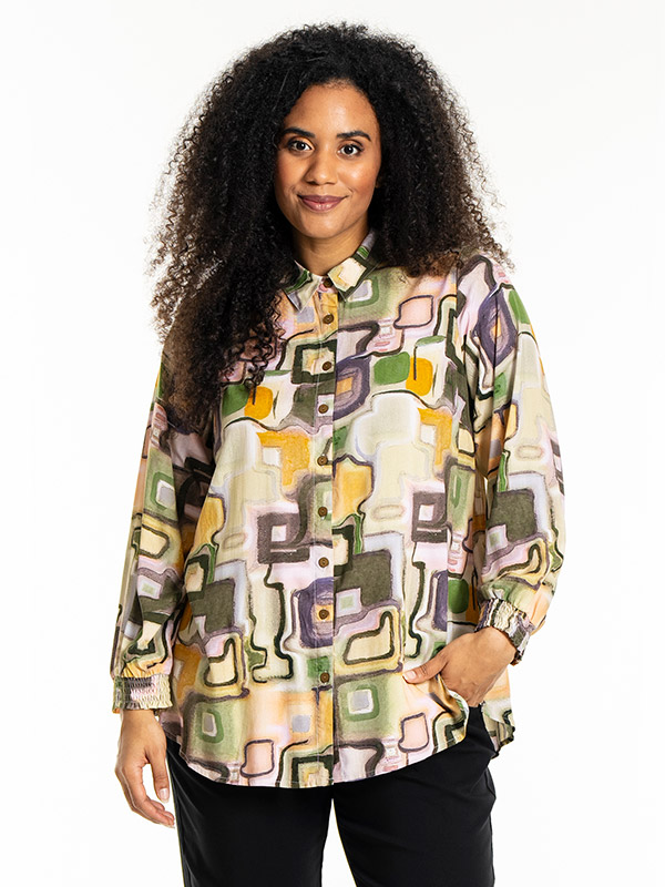 BITTA - Plus Size Skjorte fra Studio