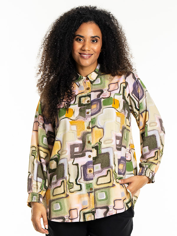 BITTA - Plus Size Skjorte fra Studio