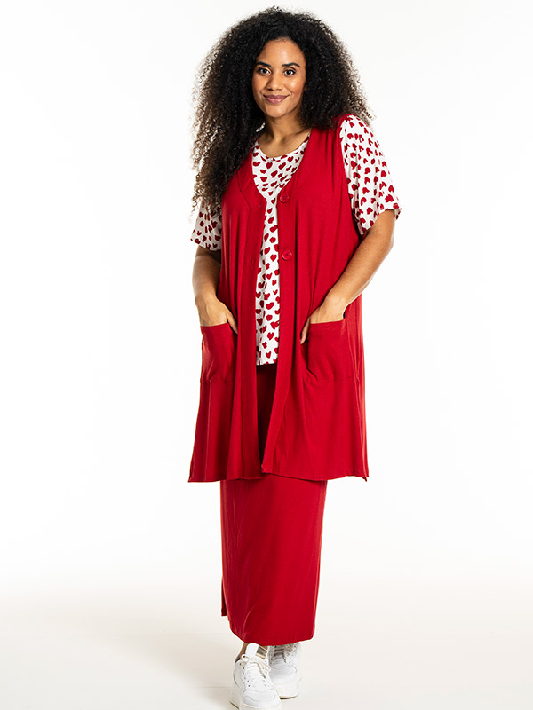 FRESIA - Plus Size Vest fra Studio
