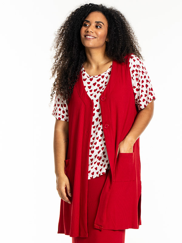FRESIA - Plus Size Vest fra Studio