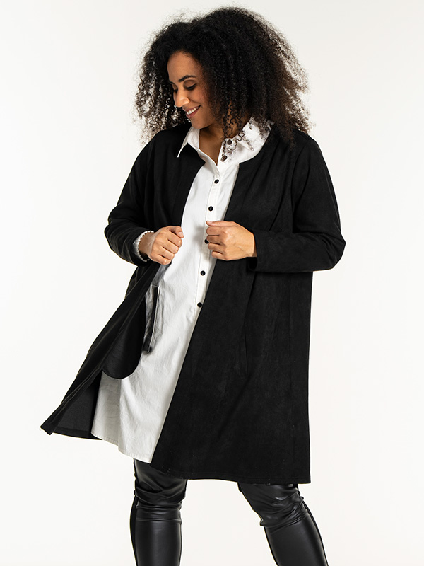 NEOMI - Plus Size Cardigan fra Studio