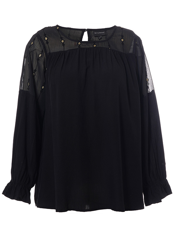 MILLE - Plus Size Bluse fra Studio