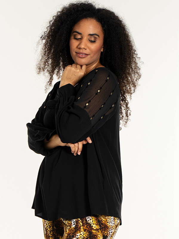 MILLE - Plus Size Bluse fra Studio