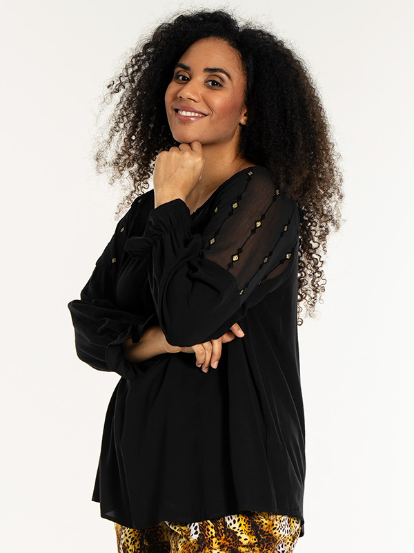 MILLE - Plus Size Bluse fra Studio