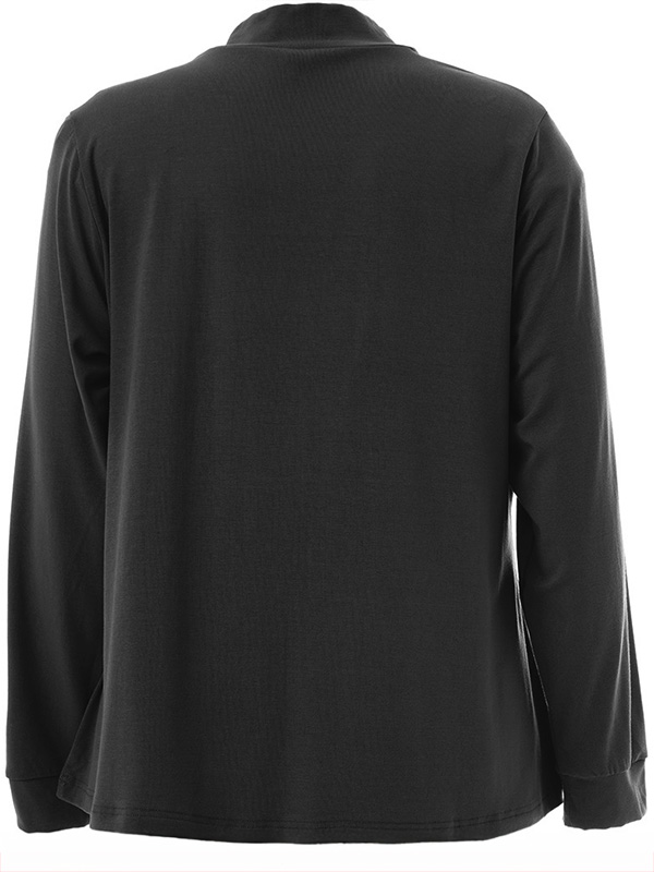 SKARINA - Plus Size Bluse fra Gozzip Black