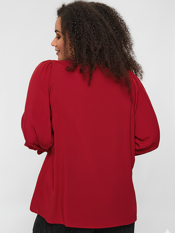 SMARGRETHE - Plus Size Bluse fra Studio