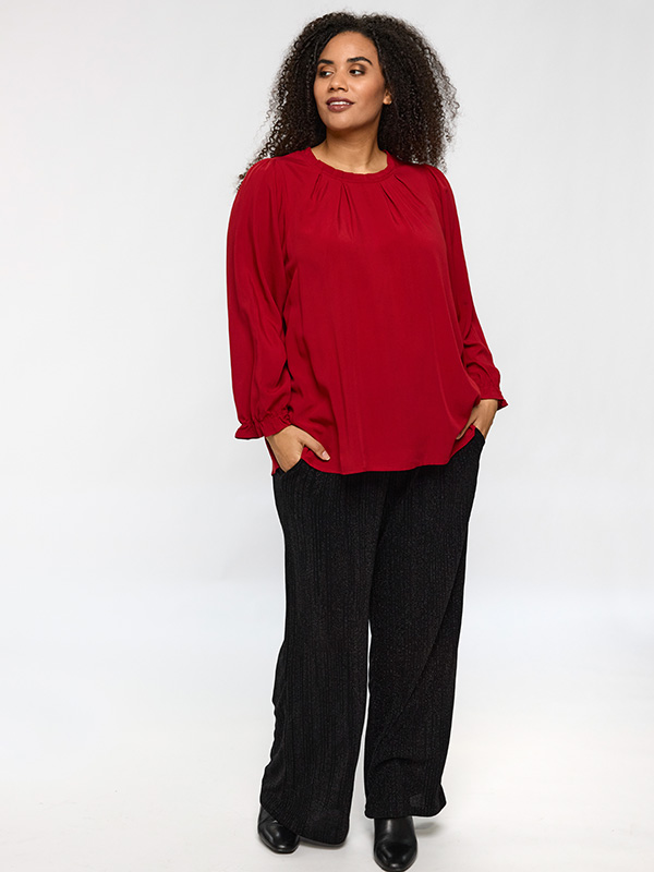 SMARGRETHE - Plus Size Bluse fra Studio