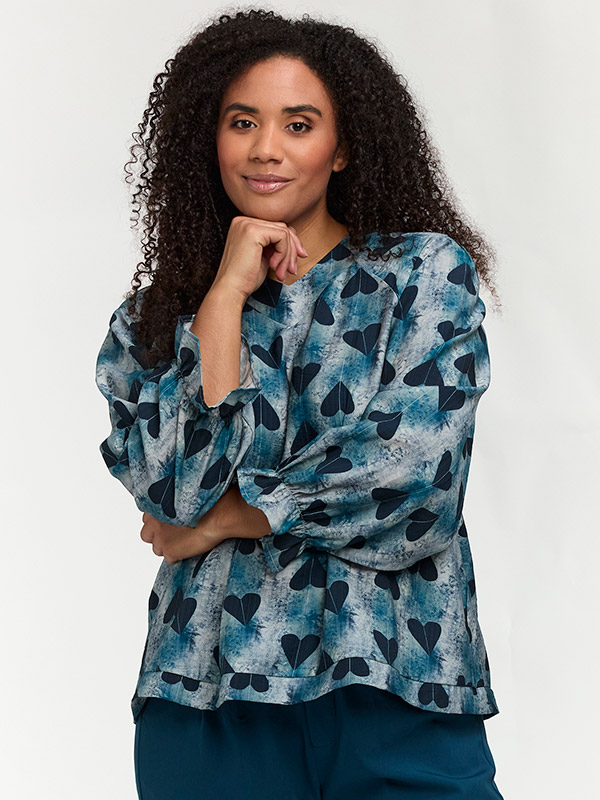 SDASIE - Plus Size Bluse fra Studio
