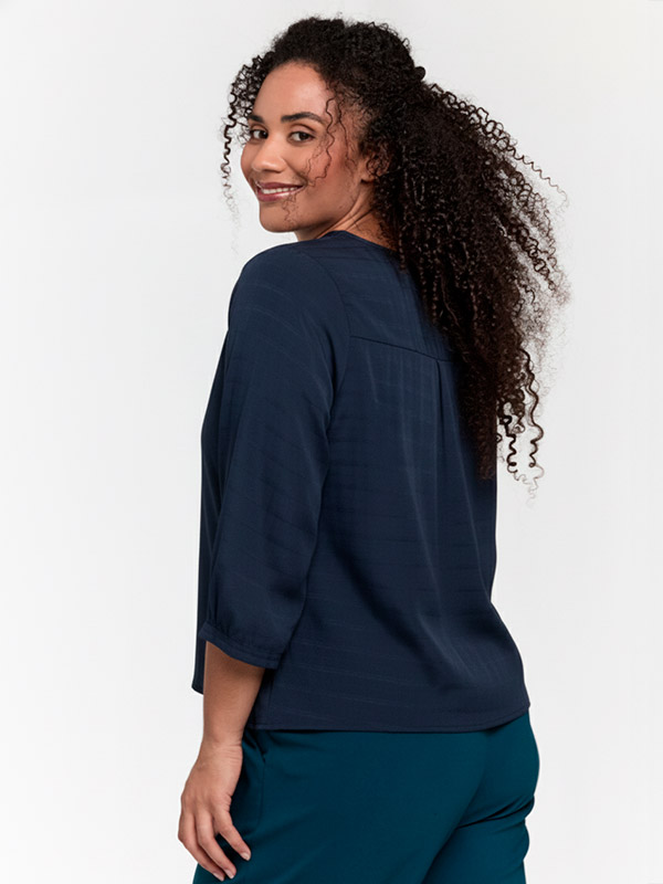 SSINE - Plus Size Bluse fra Studio