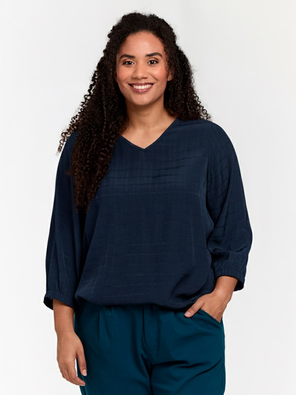 SSINE - Plus Size Bluse fra Studio