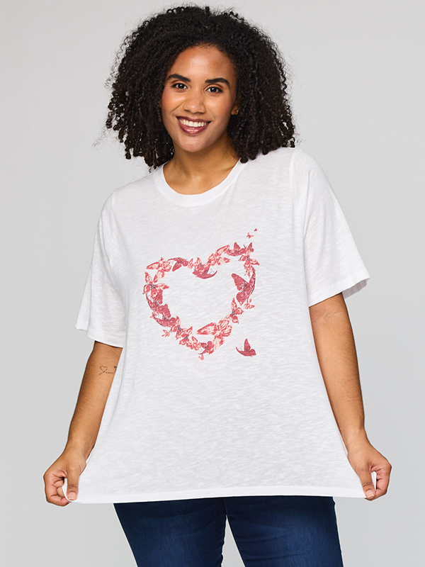 SBELLA - Plus Size T-shirt fra Studio
