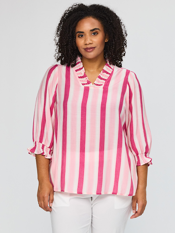 SFEODORA - Plus Size Bluse fra Studio