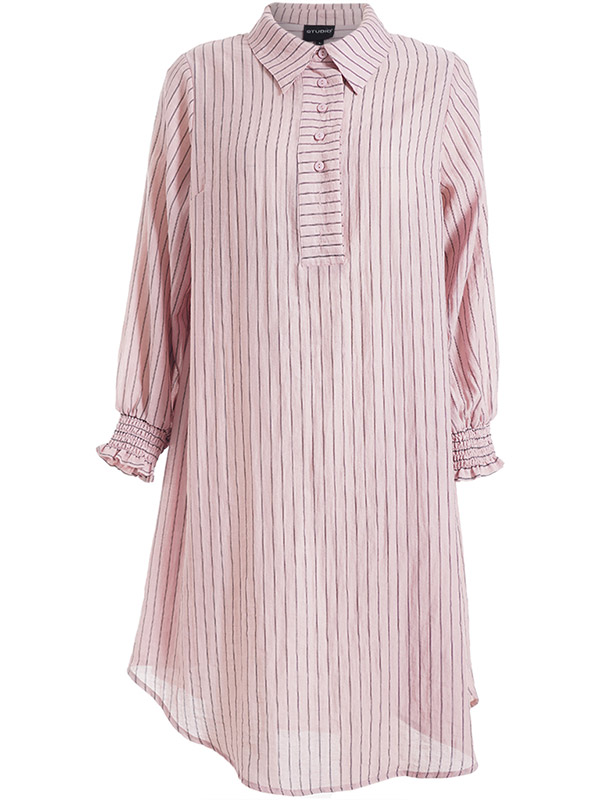 SAYLA - Plus Size Kjole fra Gozzip Black