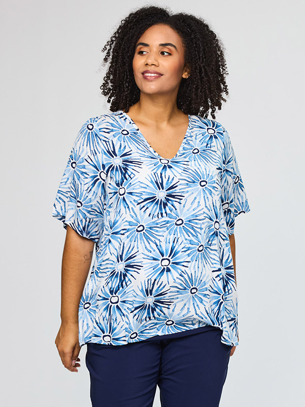 SLONE - Plus Size Bluse fra Studio
