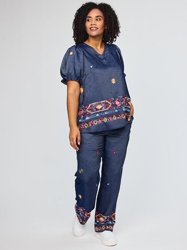 SIMOA - Plus Size Bukser fra Studio