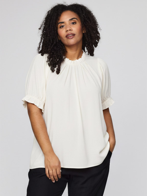 SFOZIA - Plus Size Bluse fra Studio