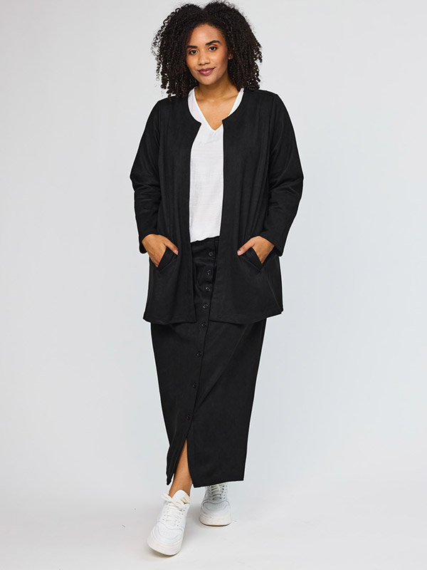 SLYRA - Plus Size Cardigan fra Studio