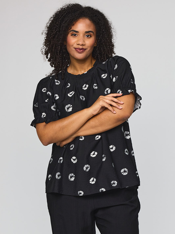 SFOZIA - Plus Size Bluse fra Studio