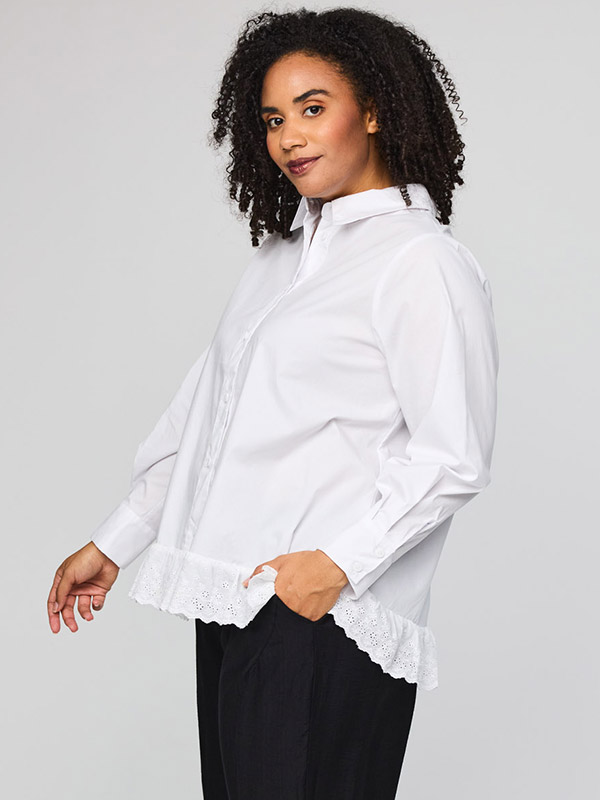 SAVEN - Plus Size Skjorte fra Studio