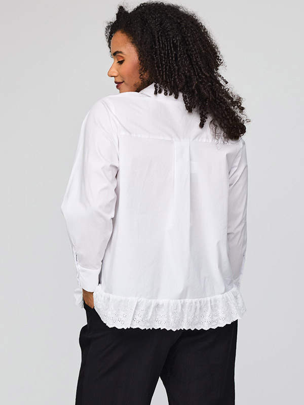 SAVEN - Plus Size Skjorte fra Studio