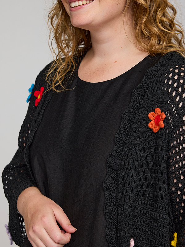 SAMAYA - Plus Size Cardigan fra Studio