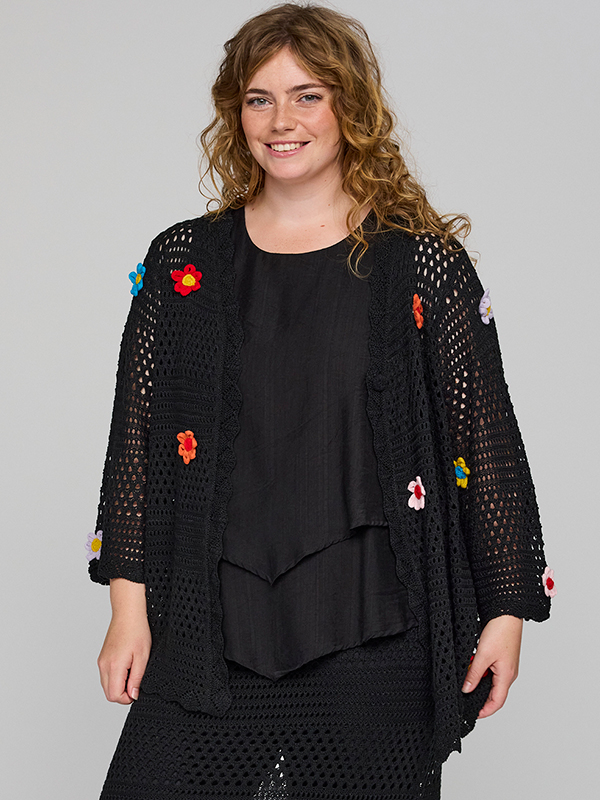 SAMAYA - Plus Size Cardigan fra Studio