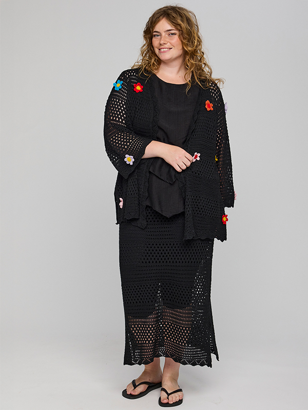 SAMAYA - Plus Size Cardigan fra Studio