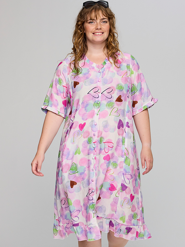 SSALLY - Plus Size Kjole fra Studio
