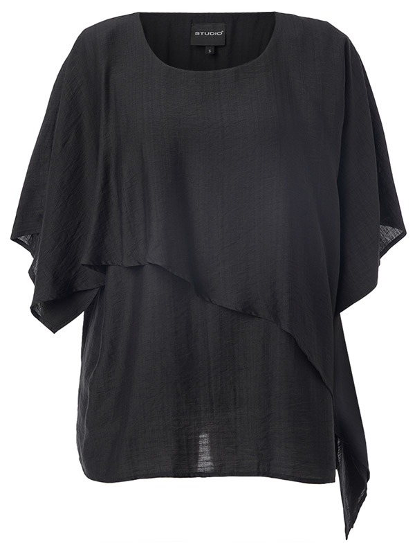 SATHENA - Plus Size Bluse fra Studio