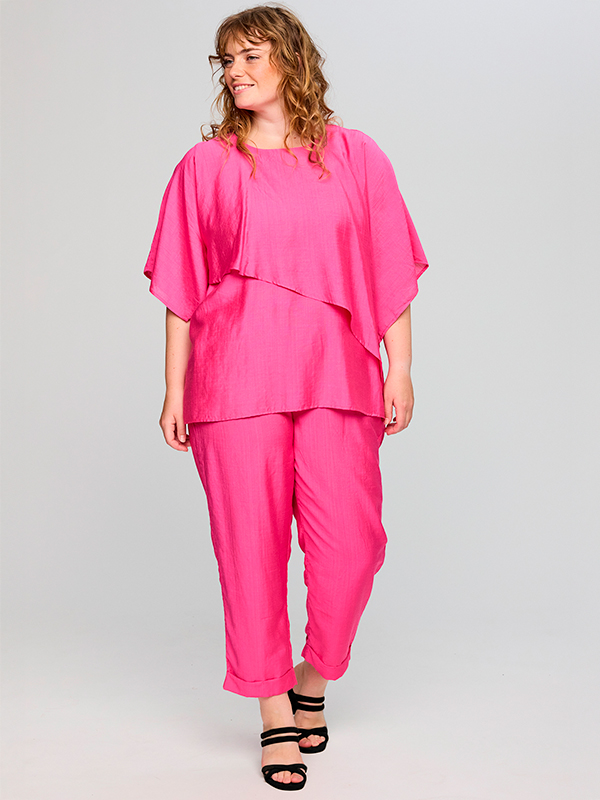 SATHENA - Plus Size Bluse fra Studio