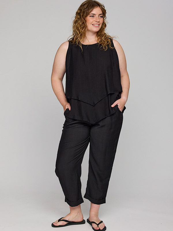 SAUBREY - Plus Size Topp fra Studio