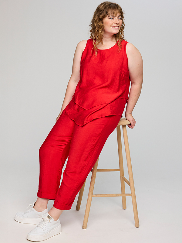 SAUBREY - Plus Size Topp fra Studio